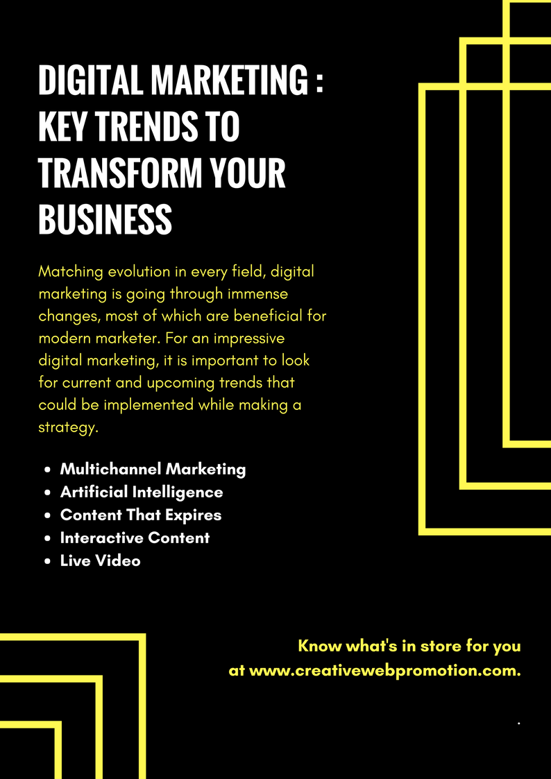 Digital Marketing _ Key Trends To Transform Your Business